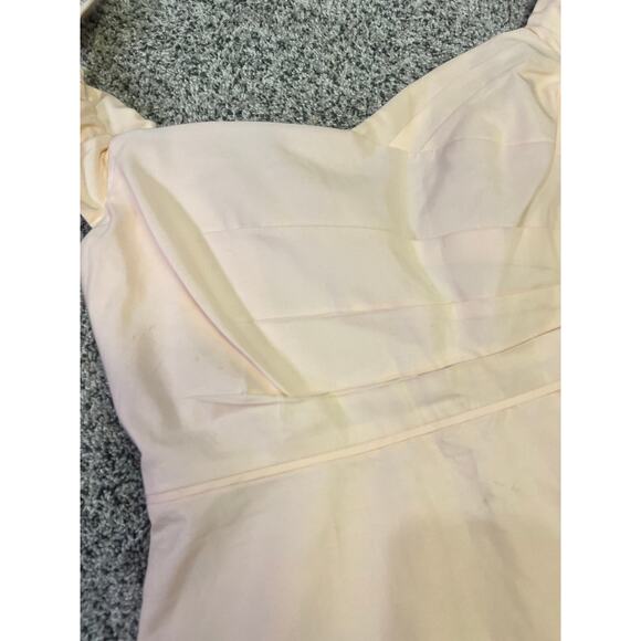 J.Crew Silk Blend Pink Tie Strap Dress Size 6 NEW Petal Pink‎  A-Line Sweetheart - Picture 6 of 16